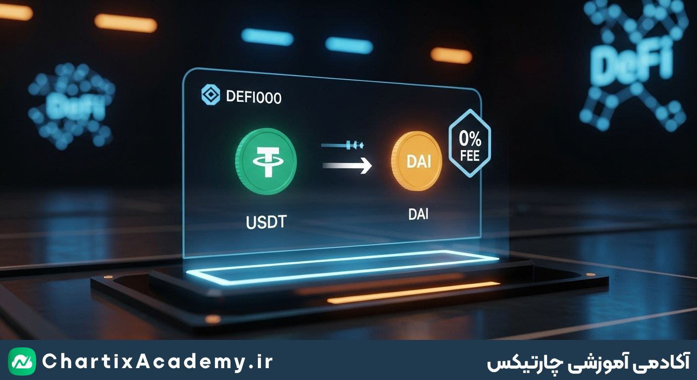 تبدیل تتر به DAI بدون کارمزد در کمتر از یک دقیقه! (ویدئوی آموزشی)