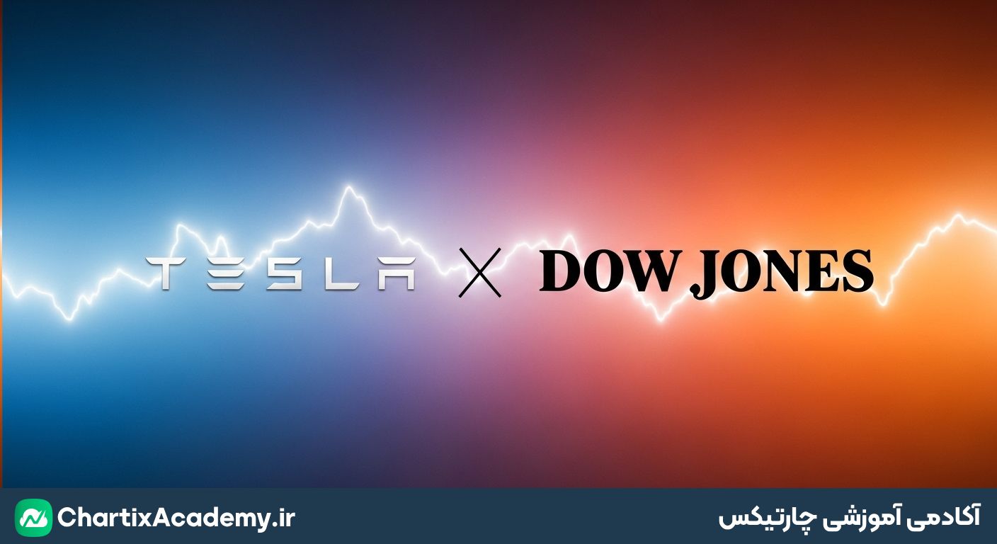 تحلیل شاخص داوجونز و سهام تسلا