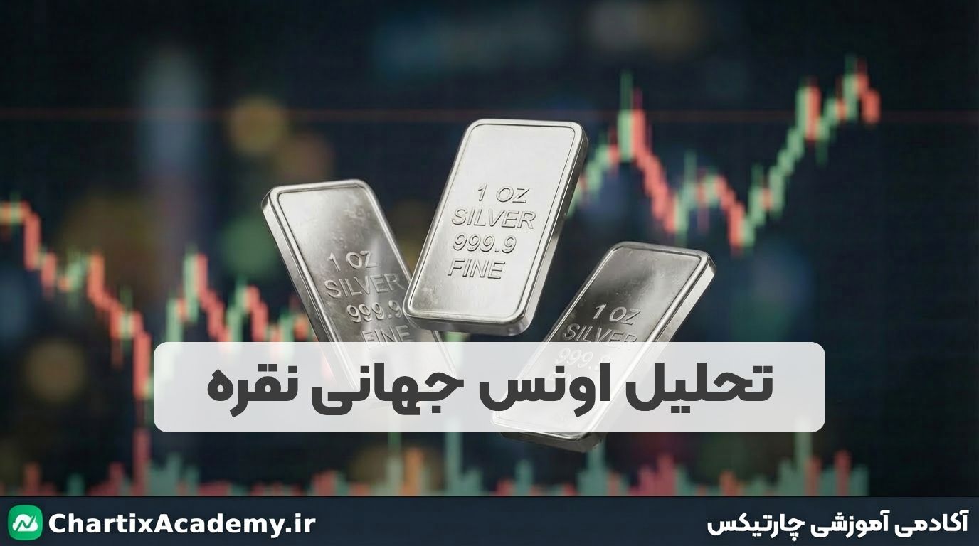 تحلیل اونس نقره | در آستانه بازگشت یا سقوط آزاد؟ (9 خرداد)